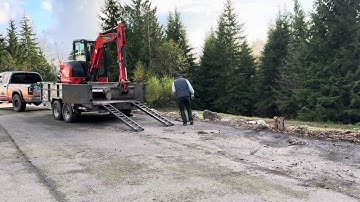 Loading a Excavator