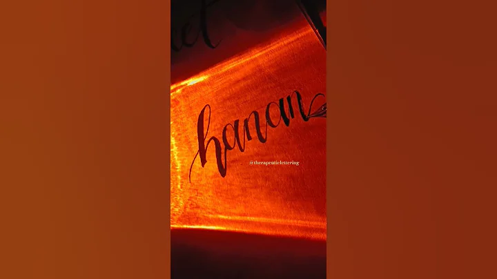 Comment Your Name | Writing Subscribes Name pt-2 | Therapeutic Lettering #fancylettering #lettering