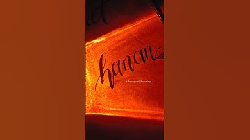 Comment Your Name | Writing Subscribes Name pt-2 | Therapeutic Lettering #fancylettering #lettering