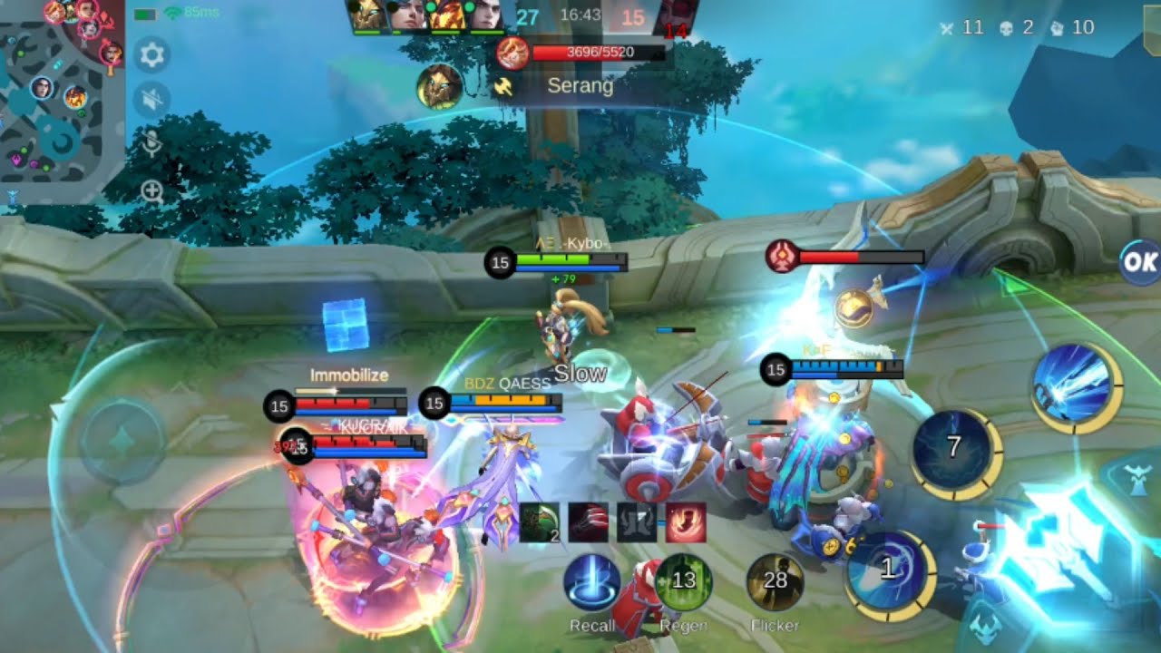 Layla build ngeri #mlbb #mobilelegends 