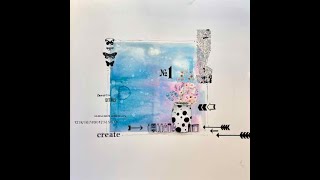Journaling with rub ons and distress oxides