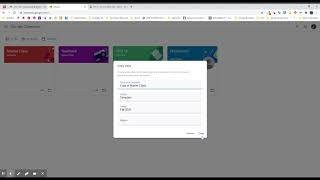 Google CLASSROOM:  Create a "Master" Class