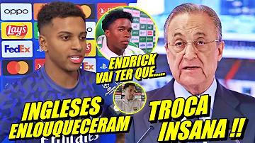 ABSURDO NO REAL !! RODRYGO TROCADO COM GIGANTE INGLÊS !? ENDRICK  PRIORIDADE | VITOR ROQUE E MAIS