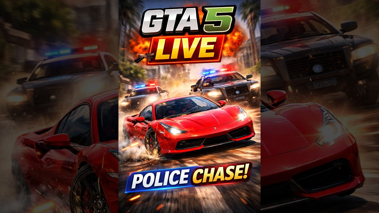 GTA 5 Realistic Mods LIVE 🚗 | Ultra Graphics Gameplay | Hindi Vertical Live