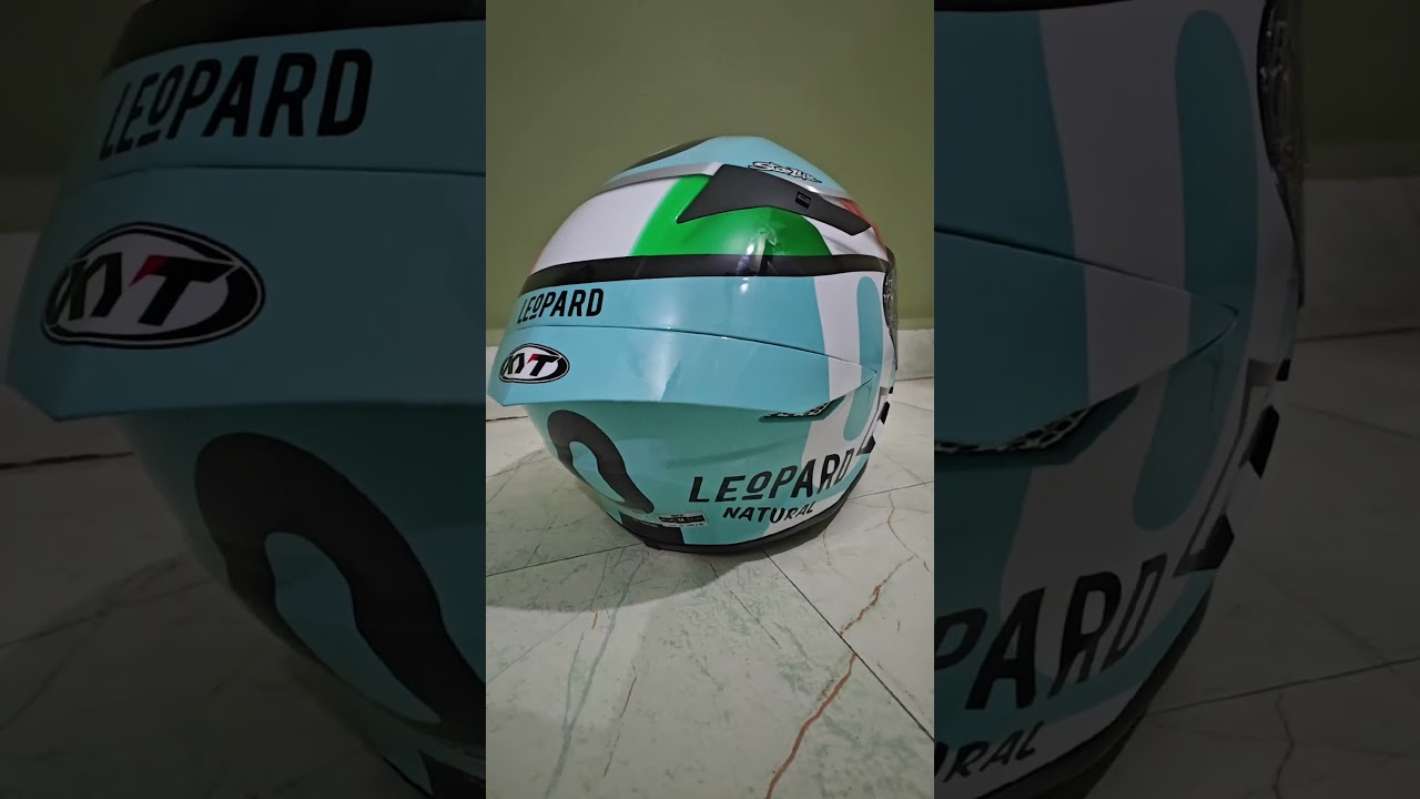KYT TT COURSE LEOPARD HELMET 