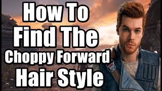 How To Find The Choppy Forward Hair Style - Star Wars Jedi Survivor