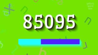 85095 - HOW TO PRONOUNCE IT? How To Pronounce 00501 Zip Code