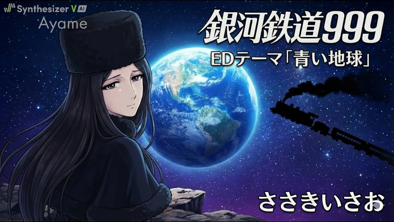 青い地球 銀河鉄道999 ささきいさお 【Synthesizer V】 - YouTube
