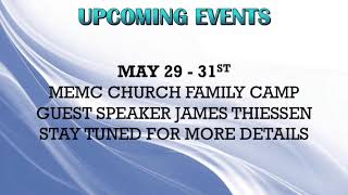 May 3, 2026 Service - Glenn Plett