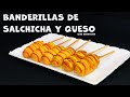 Regreso a clases BANDERILLAS DE SALCHICHA Y QUESO  | Recetas de Cuarentena