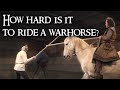 Is riding a WARHORSE difficult?