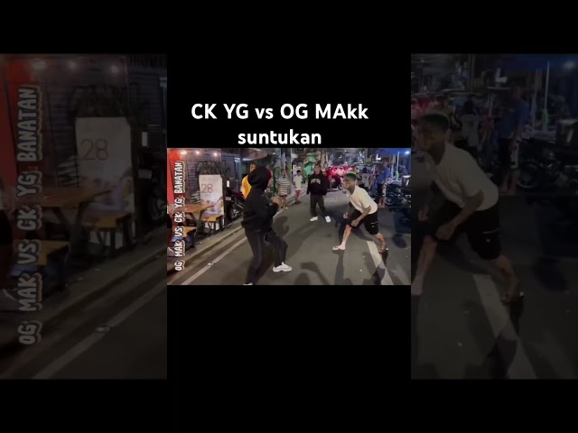 CK YG vs OG MAKK s*ntukan #olgang #ogmakk #rap class=