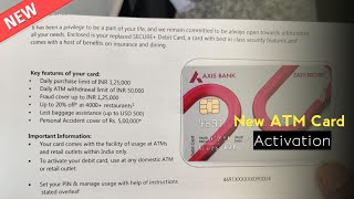 Axis Bank Easy Secure+ Debit Card unpacking | Axis Bank Debit Card