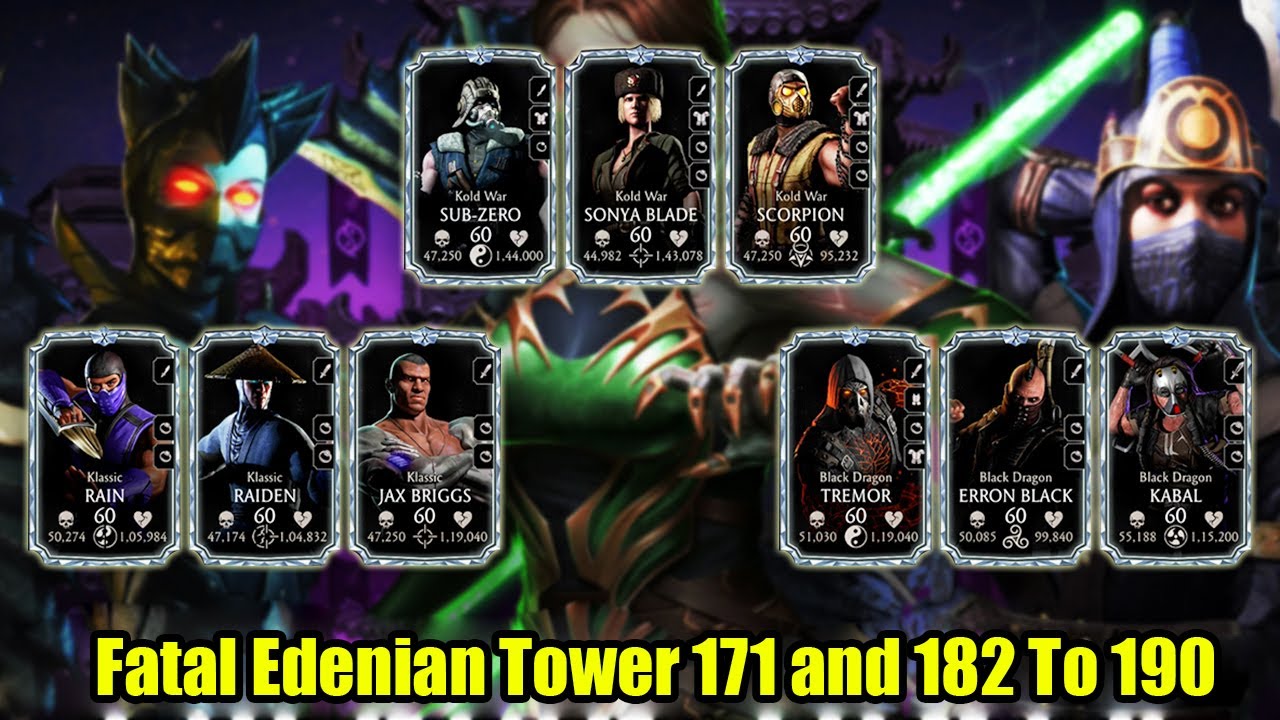 Fatal Edenian Tower 171 and 182 to 190 | MK Mobile