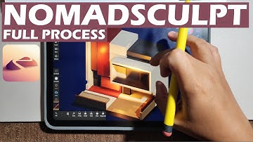 Architectural Drawing & Design in Nomadsculpt on iPad – Full Workflow, Lighting & Final Touches!