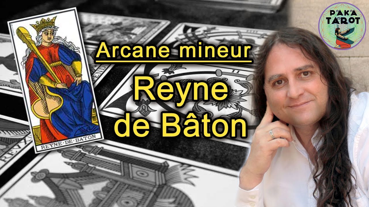 Reine de Bâton - Arcane mineur du Tarot de Marseille - YouTube