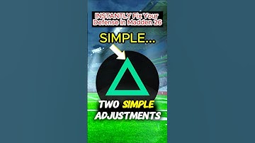 2 EASY Tricks To INSTANTLY Fix Your Defense in Madden 26! 🔥 #shorts