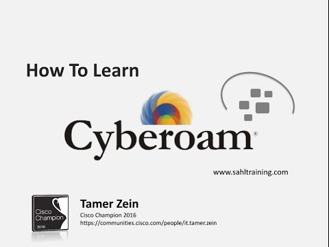 Cyberoam Firewall UTM  كيف تتعلّم سايبروم  فايروول