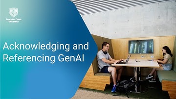 SCU Library - Acknowledging and Referencing GenAI