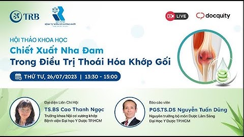 [UPDATE2023] CHIẾT XUẤT NHA ĐAM TRONG ĐIỀU TRỊ THOÁI HÓA KHỚP GỐI