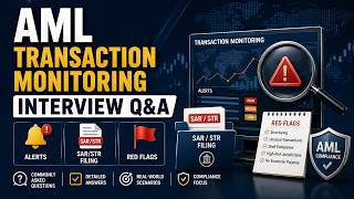 AML Transaction Monitoring Interview Q&A — Alerts, SAR/STR Filing, Red Flags