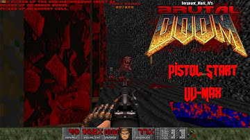 Ultimate Doom E3M2 Slough Of Despair - Brutal Doom All Kills All Secrets