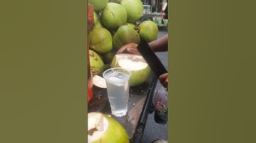 Effortless Coconut Opening Technique You Must Try! #coconutwater