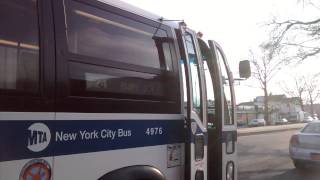 MTA New York City Bus 1998 NovaBus RTS-06s 4976 & 4994 On The Q24 @ Atlantic Avenue & 111th Street