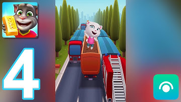 Talking Tom Gold Run - Gameplay Walkthrough Part 4 - Angela