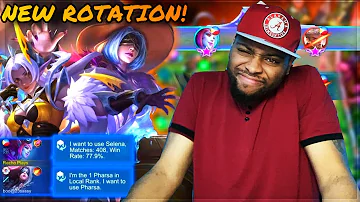 Ask VeLL Reacts To Recho Plays Selena Meet Top Global Pharsa | Mobile Legends