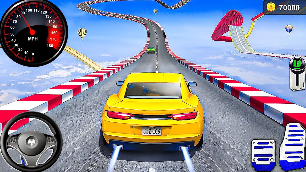 🔴 Live Superhero ‎Mega Ramp Monster Car Racing 3D - Extreme Car Stunts - Android Gameplay