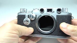 LEICA ライカ バルナック IIIf 3f RD レッドダイヤル セルフ付 1956年製 (中村光学OH済)