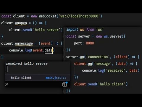 I created WebSocket