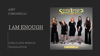 I Am Enough (Acoustic) - Amy Cimorelli | Lyrics and french translation