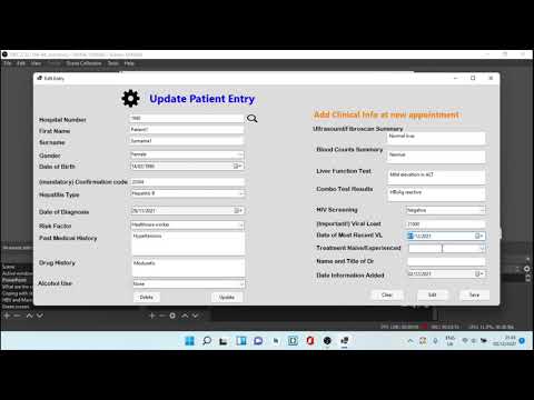 Jos Liver - a putative hepatitis database web app for optimal care c# and sql database