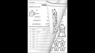 Cuadernillo Tablas de multiplicar Mario Bros
