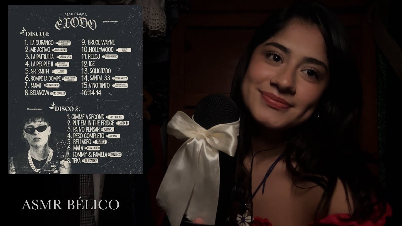ASMR - PESO PLUMA “ÉXODO” (Álbum susurrado/cerquita del 🎙️)
