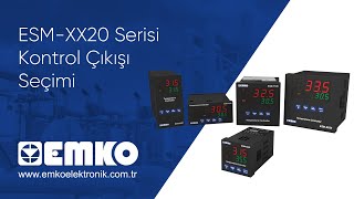 EMKO Elektronik ESM-4420, ESM-7720,  ESM-9420, ESM-9920 Serisi Kontrol Çıkışı Seçimi (Türkçe)