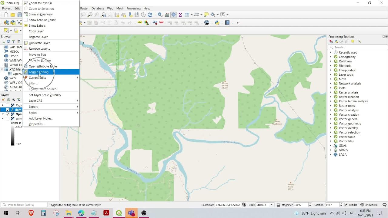 Catchment delineation QGIS YouTube