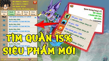 Ngọc Rồng Online - Phá vàng mua quần hủy diệt ...phát hiện quần lưỡng long cấp 7 cực hiếm