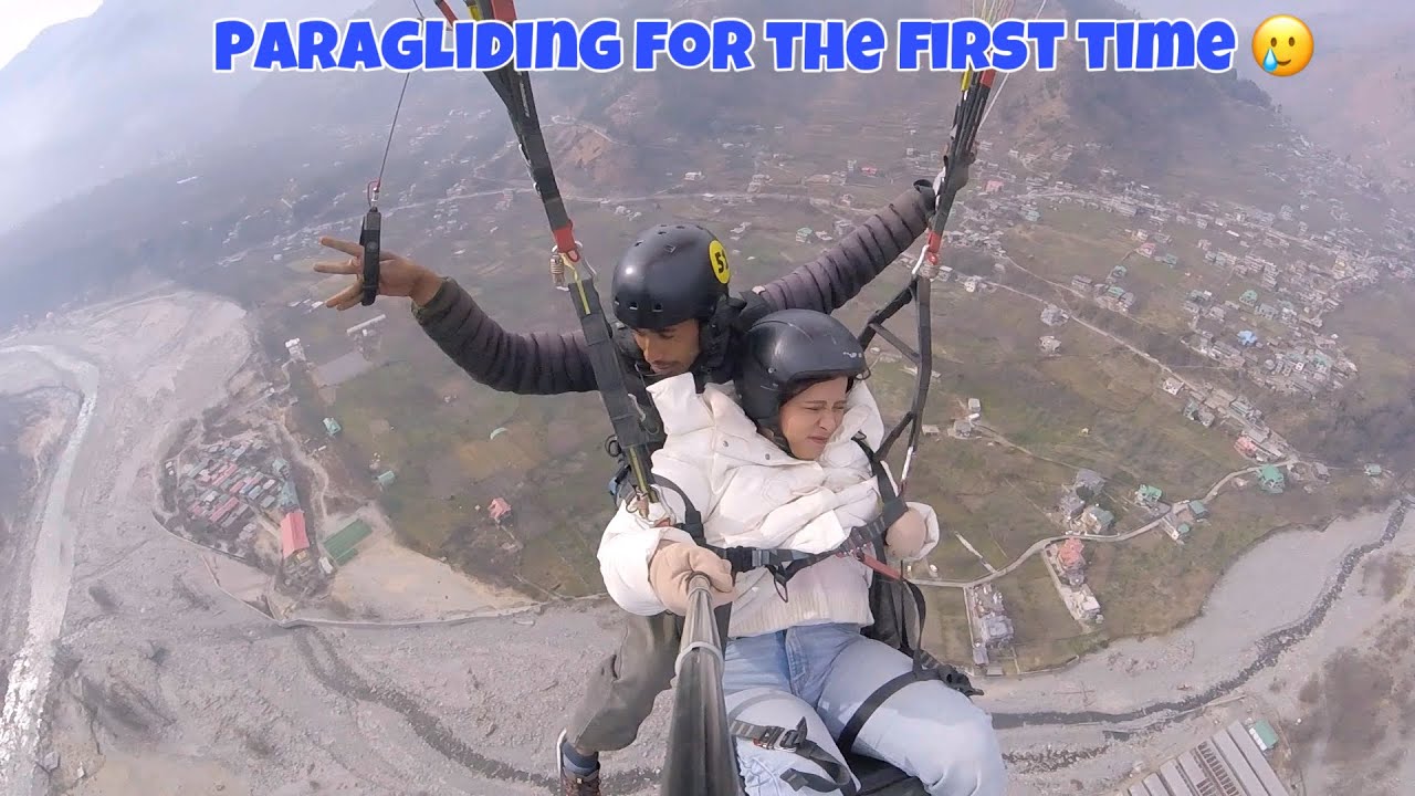 Paragliding for the first time//ei c rammdore 🥲🥲