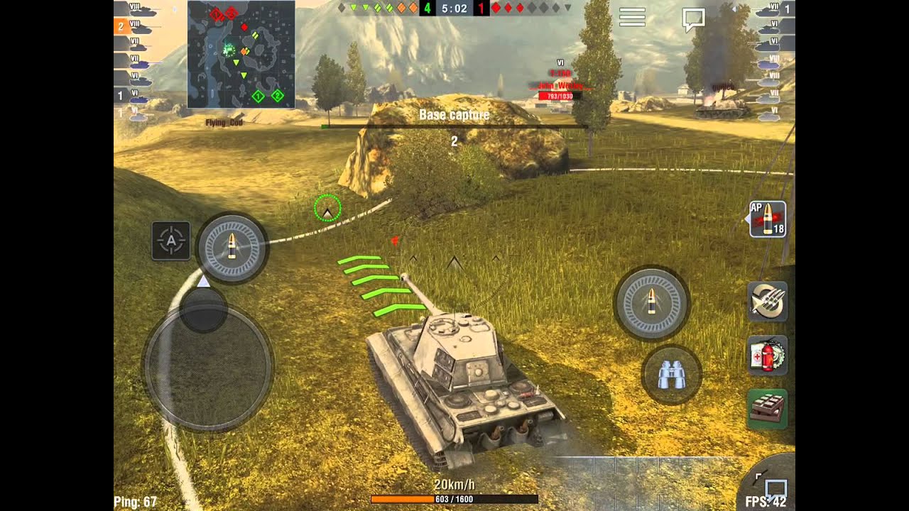 gaming logo Tiger 2 4 Kills Rank 2 - World of Tanks Blitz