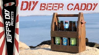 How to Make a Wooden Beer Caddy / 6 pack Beer Carrier