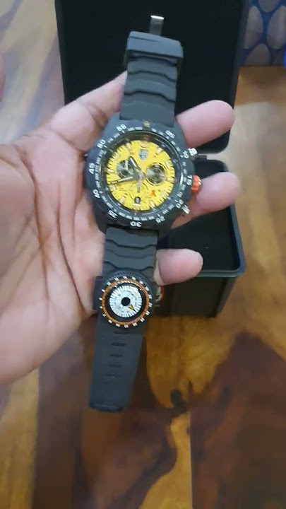 luminox bear grylls yellow xb3745#karanjetlilive#unboxing#luminox#shorts#beargrillz#subscribe#edc