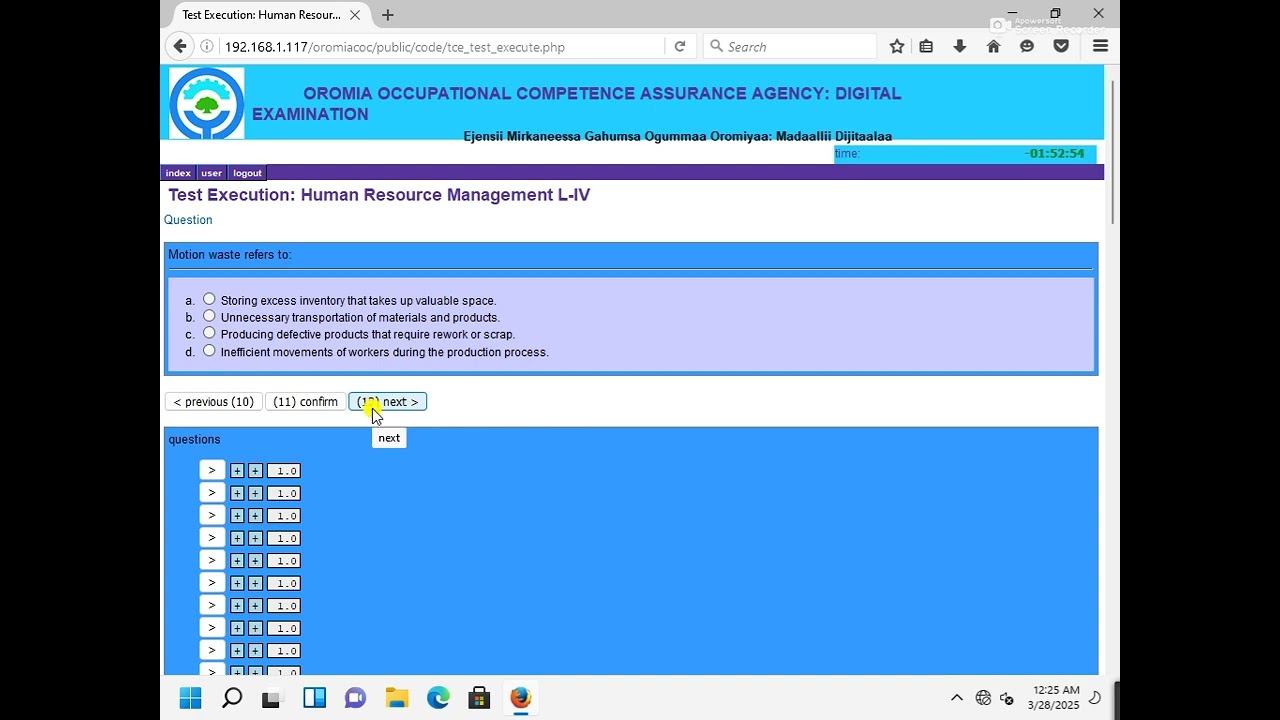 HRM HOLISTIC COC LEVEL IV