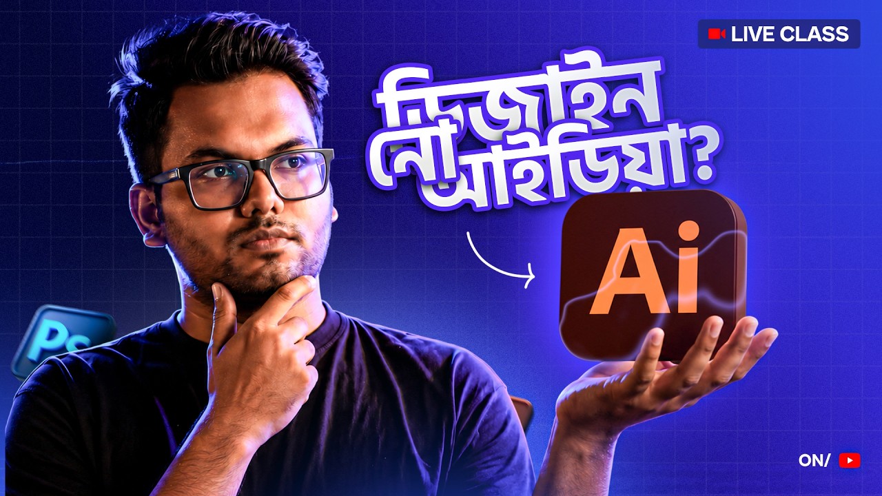 Day 49 🔴 LIVE | Don't Know What Design to Make? — Adobe Stock Design Idea | Design With Abir