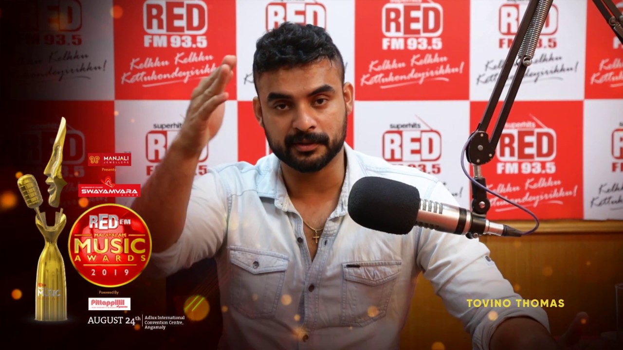 Red Fm Malayalam Music Awards 2019 Tovino Thomas Youtube