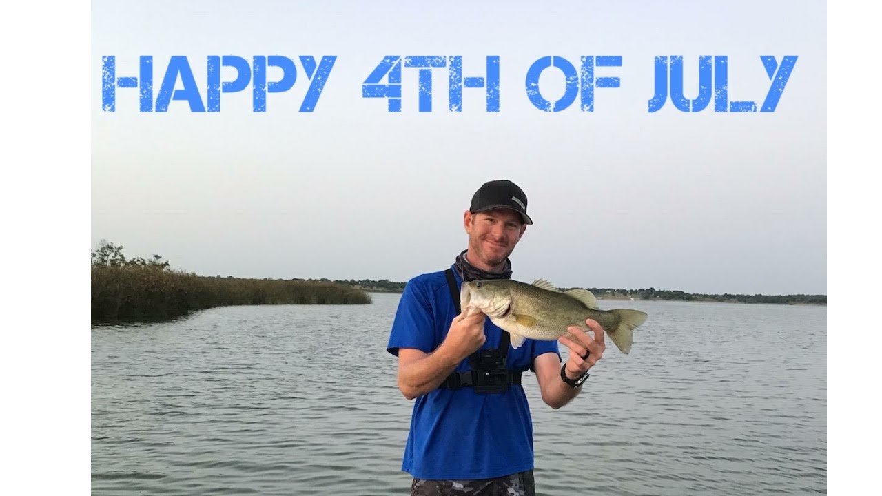 July 4th Bass fishing summer grind up and downs 