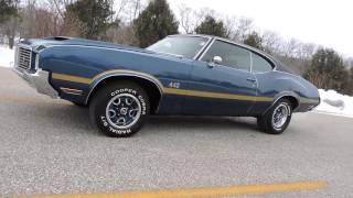 1970 Oldsmobile Blue 442 for sale at www coyoteclassics com
