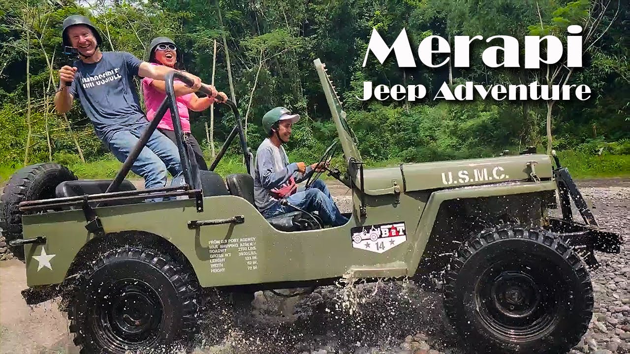 Gunung Merapi Jeep Tour Adventure - Yogyakarta, Indonesia - YouTube
